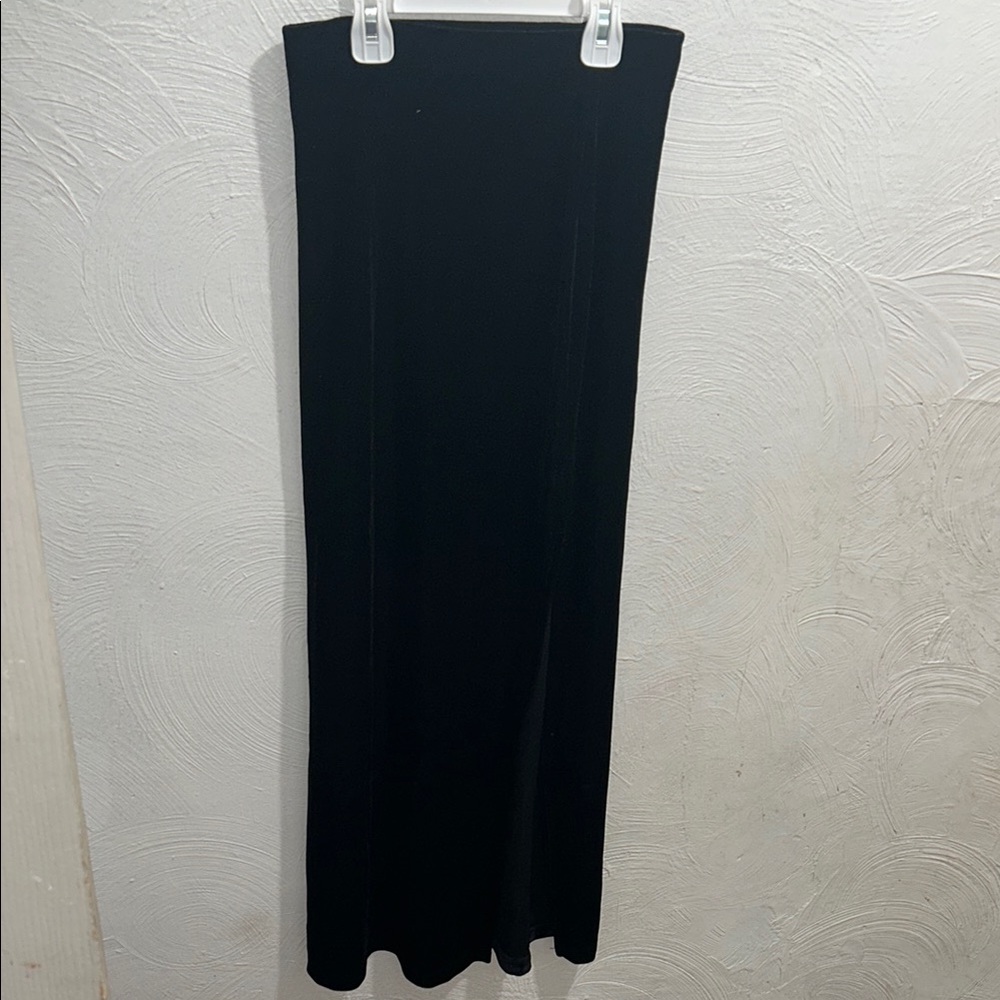 Black Maxi Pencil Skirt for Work